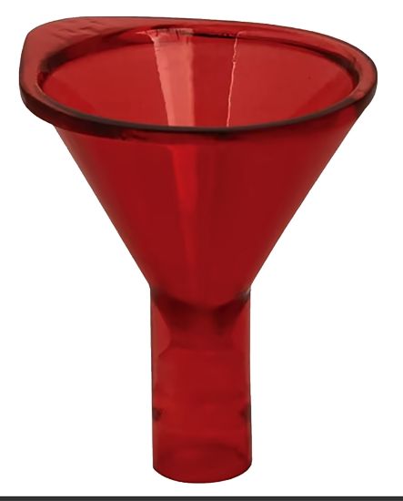 Picture of Hornady 586051 Basic Powder Funnel Red 22 To 45 Caliber Plastic 