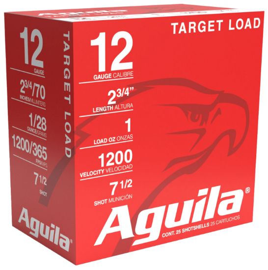 Picture of Aguila 1Chb1304 Target Load Competition 12Gauge 2.75" 1Oz 7.5Shot 25 Per Box/10 Case 