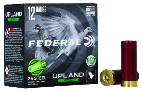 Picture of Federal Ush122w75 Upland Field & Range Paper Wad 12 Gauge 2.75" 1 Oz 7.5 Shot 25 Per Box/ 10 Case 