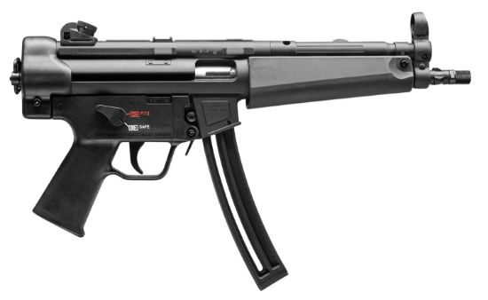 Picture of Hk 81000470 Mp5 22 Lr Caliber With 8.50" Barrel, 25+1 Capacity, No Stock (Sling Mount), Black Polymer Grip Right Hand 