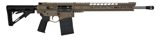 Picture of Diamondback Db1032c061 Db10 308 Win 18" 20+1 Flat Dark Earth Adjustable Magpul Ctr Stock Black Magpul Moe K2 Grip With Black Gold Lower 15" M-Lok 