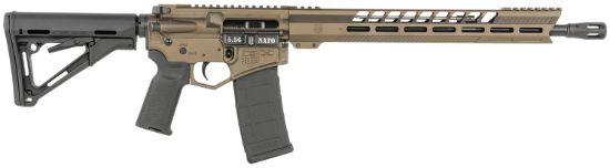 Picture of Diamondback Db1836k071 Db15 5.56X45mm Nato 16" 30+1 Midnight Bronze Adjustable Magpul Ctr Stock Black Magpul Moe K2 Grip With Black Gold Lower 