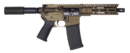 Picture of Diamondback Db1912k071 Db15 Ar Pistol Carbine Length 5.56X45mm Nato 7" 30+1 Midnight Bronze Buffer Tube Stock 