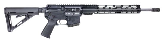 Picture of Diamondback Db1790k001 Db15 *Ca Compliant 5.56X45mm Nato 10+1 16", Black, Adjustable Magpul Moe Carbine Stock, Moe Grip, 12" M-Lok, Fixed Magazine Lock & Release 