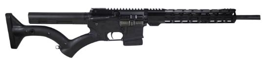 Picture of Diamondback Db1796b001 Db15 *Ny Compliant 300 Blackout 16" 10+1 Black Thorsden Featureless Genii Frs-15 Stock Right Hand 12" M-Lok 