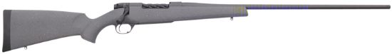 Picture of Weatherby Mhu01n308nr2t Mark V Hunter 308 Win 4+1 22" Barrel, Cobalt Cerakote Metal Finish, Black Speckled Urban Gray Synthetic Stock 