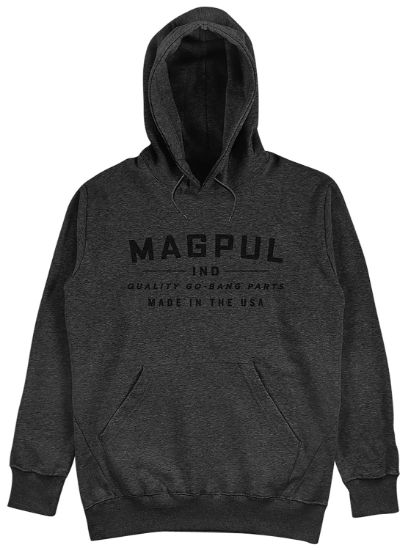 Picture of Magpul Mag1256-011-S Go Bang Parts Charcoal Heather Long Sleeve Small 