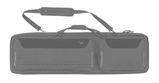 Picture of Tac Six 10825 Squad Tactical Case Black 600D Polyester Rifle 