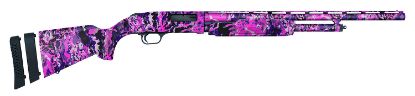 Picture of Mossberg 54161 500 Super Bantam 20 Gauge 5+1 3" 22" Vent Rib Barrel, Ez-Reach Forend, Dual Extractors, Overall Muddy Girl Wild, Synthetic Stock W/Adjustable Lop Spacer (Youth) Includes Accu-Set Chokes