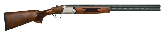 Picture of Mossberg 75477 Silver Reserve Bantam 20 Gauge With 26" Polished Blued Barrel, 3" Chamber, 2Rd Capacity, Satin Silver Engraved Metal Finish & Satin Black Walnut Stock Right Hand (Full Size) 