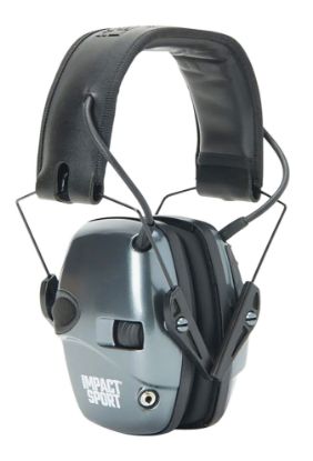 Picture of Howard Leight R02532 Impact Sport 22 Db Over The Head Gray/Black Youth/Adult Small 