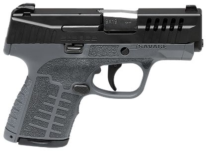 Picture of Savage Arms 67009 Stance 9Mm Luger 7+1/8+1 3.2" Barrel, Gray Polymer Frame, Serrated/Ported Black Nitride Slide, Interchangeable Backstrap Grip, No Manual Safety 