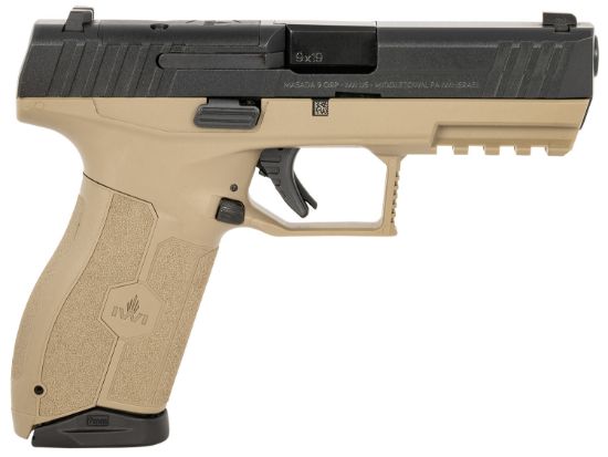 Picture of Iwi M9orp17fdns Masada 9Mm 17R Or Night Sgt Fde 