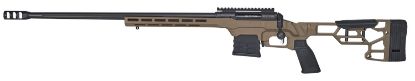 Picture of Savage Arms 57700 110 Precision 6.5 Prc 7+1 24", Matte Black Rec/Barrel, Flat Dark Earth Cerakote Mdt Lss Xl Chassis, Polymer Grip, Left Hand 