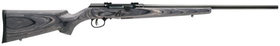 Picture of Savage Arms 47801 A17 Sporter Semi-Auto 17 Wsm Caliber With 8+1 Capacity, 22" Barrel, Satin Black Metal Finish & Fixed Gray Laminate Stock Right Hand (Full Size) 