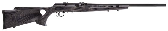 Picture of Savage Arms 47800 A17 Sporter Semi-Auto 17 Wsm Caliber With 8+1 Capacity, 22" Barrel, Satin Black Metal Finish & Fixed Thumbhole Gray Laminate Stock Right Hand (Full Size) 