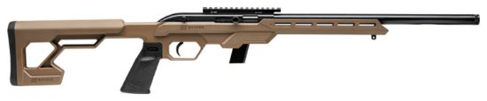 Picture of Savage Arms 45124 64 Precision 22 Lr Caliber With 10+1 Capacity, 16.50" Threaded Barrel, Matte Black Metal Finish & Chassis Flat Dark Earth Synthetic Stock Right Hand (Full Size) 