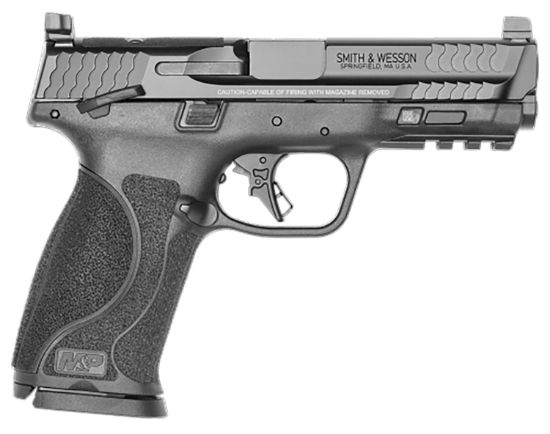 Picture of Smith & Wesson 13567 M&P M2.0 Full Size 9Mm Luger 17+1, 4.25" Black Stainless Steel Barrel & Optic Ready/Serrated Slide, Matte Black Polymer Frame W/Picatinny Rail 