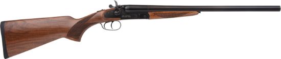 Picture of Rock Island 12Rss24 Side By Side 12 Gauge With 24" Barrel, 3" Chamber, 2Rd Capacity, Black Anodized Metal Finish & Walnut Stock Right Hand (Full Size) 