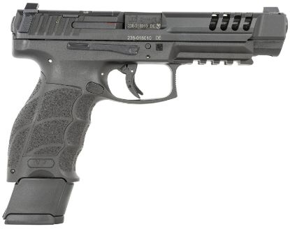 Picture of Hk 81000737 Vp9l 9Mm Luger 5" 20+1 Black Ported Slide With Optics Cut Black Polymer Grip Right Hand Includes 3 Mags 