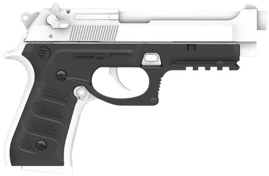 Picture of Recover Tactical Bc2-01 Grip & Rail System Black Polymer Picatinny For Most Beretta 92 & M9 Models 