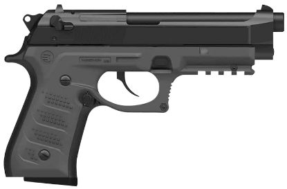 Picture of Recover Tactical Bc2-04 Grip & Rail System Gray Polymer Picatinny For Most Beretta 92 & M9 Models 