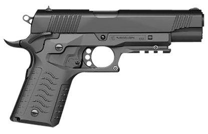 Picture of Recover Tactical Cc3h04 Grip & Rail System Gray Polymer Picatinny For Standard Frame 1911 