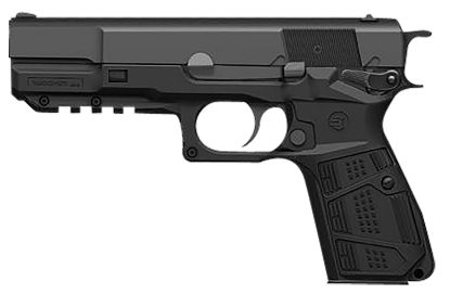 Picture of Recover Tactical Hpc-01 Grip & Rail System Black Polymer Picatinny For Browning Hi-Power 