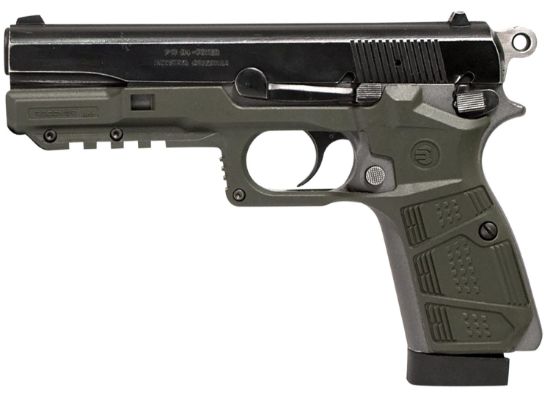 Picture of Recover Tactical Hpc03 Grip & Rail System Od Green Polymer Picatinny For Browning Hi-Power 