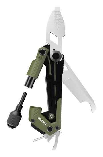 Picture of Real Avid Avgtcorsg Core Gun Tool Shotgun Olive Green/Black Stainless Steel 