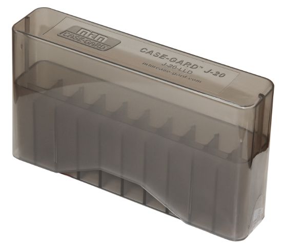 Picture of Mtm Case-Gard J20lld41 J-20 Ammo Box 338 Win Mag 7Mm Rifle Clear Smoke Polypropylene 20Rd 