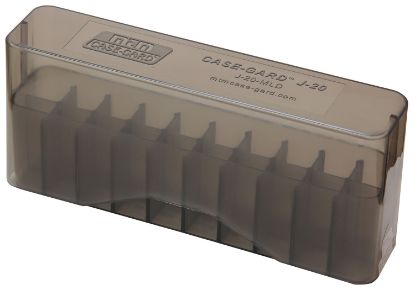 Picture of Mtm Case-Gard J20mld41 J-20 Ammo Box 30-30 Win 45-70 Gov Rifle Clear Smoke Polypropylene 20Rd 