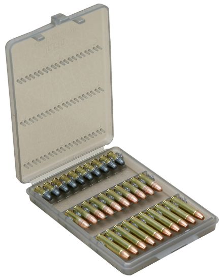 Picture of Mtm Case-Gard Case-Gard Ammo Wallet 22 Lr 17 Hm2 Clear Smoke Polypropylene 30Rd 