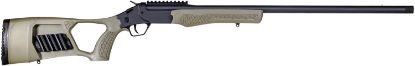 Picture of Rossi Ssp20tky Tuffy Turkey 20 Gauge 1Rd 26" Alloy Steel Barrel & Receiver W/Matte Black Finish, Synthetic Od Green Fixed Thumbhole Stock W/Shell Holder, Ambidextrous (Youth) 