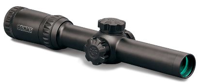 Picture of Konus 7184 Konuspro M-30 Matte Black 1-4X 24Mm 30Mm Tube Illuminated Dual Blue/Red Circle Dot Reticle 