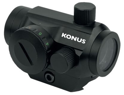 Picture of Konus 7215 Nuclear-R Matte Black 1X 22Mm 3 Moa Red/Green Dot Dual Illuminated Reticle 