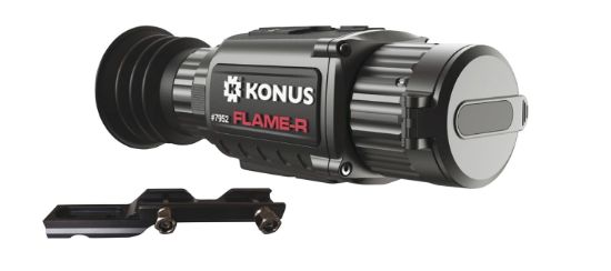 Picture of Konus 7952 Flame-R Thermal Rifle Scope Hand Held/Mountable Scope Black 2.5-20X Multi Reticle 256X192 Resolution Zoom Digital 1X/2X/4X/8X 