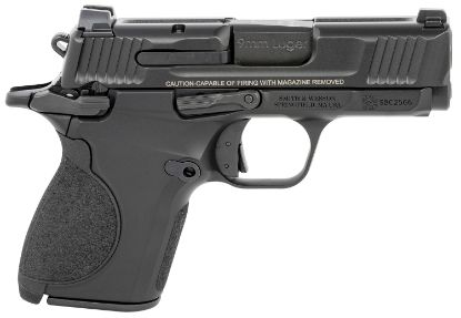 Picture of Smith & Wesson 12615 Csx Micro-Compact Frame 9Mm Luger 10+1/12+1, 3.10" Black Armornite Stainless Steel Barrel & Serrated Slide, Matte Black Aluminum Frame W/Beavertail, Ambidextrous 