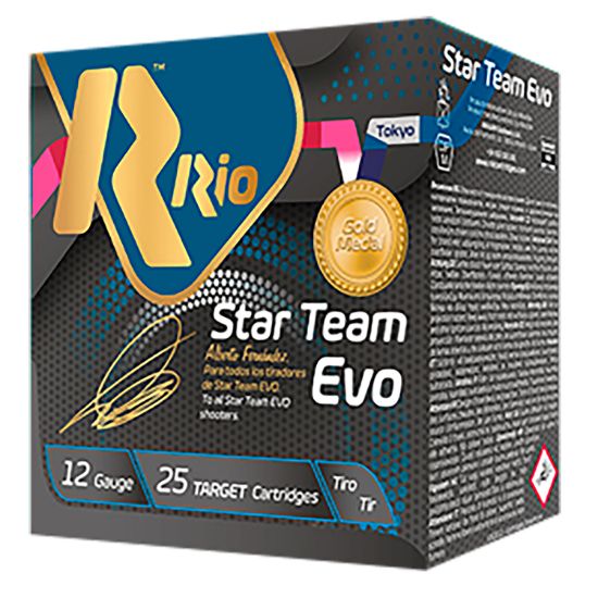 Picture of Rio Ammunition Stt28lt75 Star Team Evo 12 Gauge 2.75" 1 Oz 7.5 Shot 25 Per Box/ 10 Case 