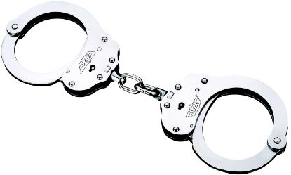 Picture of Uzi Accessories Uzihceuscnij Handcuffs Nij Silver Steel Includes 2 Keys 