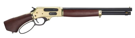 Picture of Henry H018bah410 Axe 410 Bore 5+1 15.14" Blued Barrel, Fixed American Walnut 