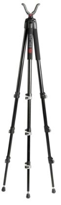 Picture of Bog-Pod 1100482 Folding Tripod Adrenaline Made Of Black Finish Aluminum With Foam Grip, Rubber Feet, 360 Degree Pan, 25 Degree Cant & 16-72" Vertical Adjustment 