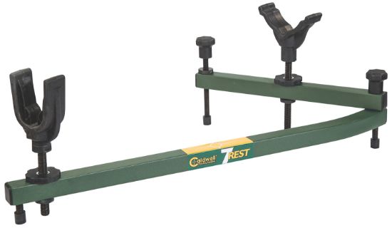 Picture of Caldwell 1071001 7-Rest 16-24" Vertical Adjustment, Green Aluminum, Ambidextrous Design For Universal Firearms 