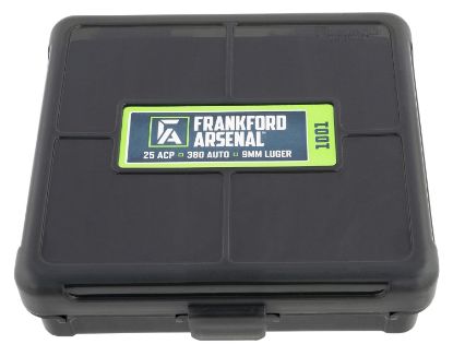 Picture of Frankford Arsenal 1083797 Hinge-Top Black Polymer 100Rd 9Mm Luger/380 Acp/25 Acp 