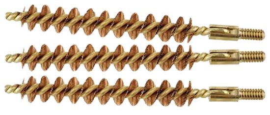 Picture of Tipton 868556 Bore Brush Set 30/32 Cal Rifle Firearm Brass Bronze Bristles 3 Per Pkg 