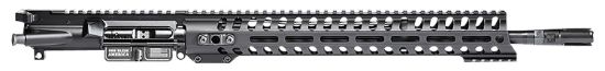 Picture of Patriot Ordnance Factory Minuteman Complete Upper 5.56X45mm Nato 16.50" Black Nitride Barrel Aluminum Black Anodized Receiver 14.50" M-Lok Handguard Lo Pro Di Gas Block (Mid Length) 