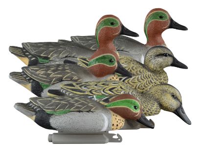 Picture of Higdon Outdoors 19943 Standard Teal Green Wing Teal Species Multi Color Foam Filled 6 Pack 