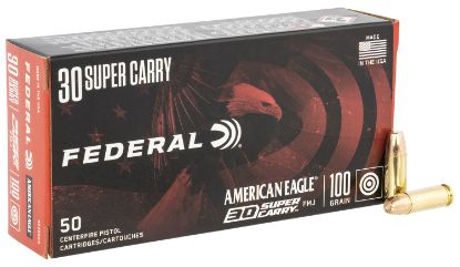 Picture of Federal Ae30sca American Eagle Handgun 30 Super Carry 100 Gr Full Metal Jacket 50 Per Box/ 20 Case 