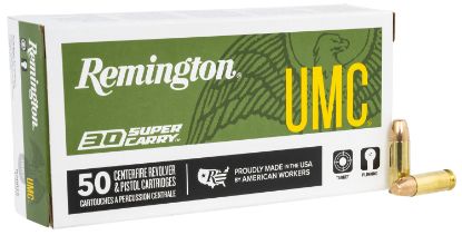 Picture of Remington Ammunition R20015 Umc 30 Super Carry 100 Gr Full Metal Jacket 50 Per Box/ 20 Case 