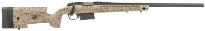 Picture of Bergara Rifles B14s352c B-14 Hmr 6.5 Creedmoor 5+1 22" Graphite Black Cerakote Free-Floating Barrel, Black Speckled Brown Molded W/Mini-Chassis, Adjustable Lop & Cheek Piece Stock, Right Hand 